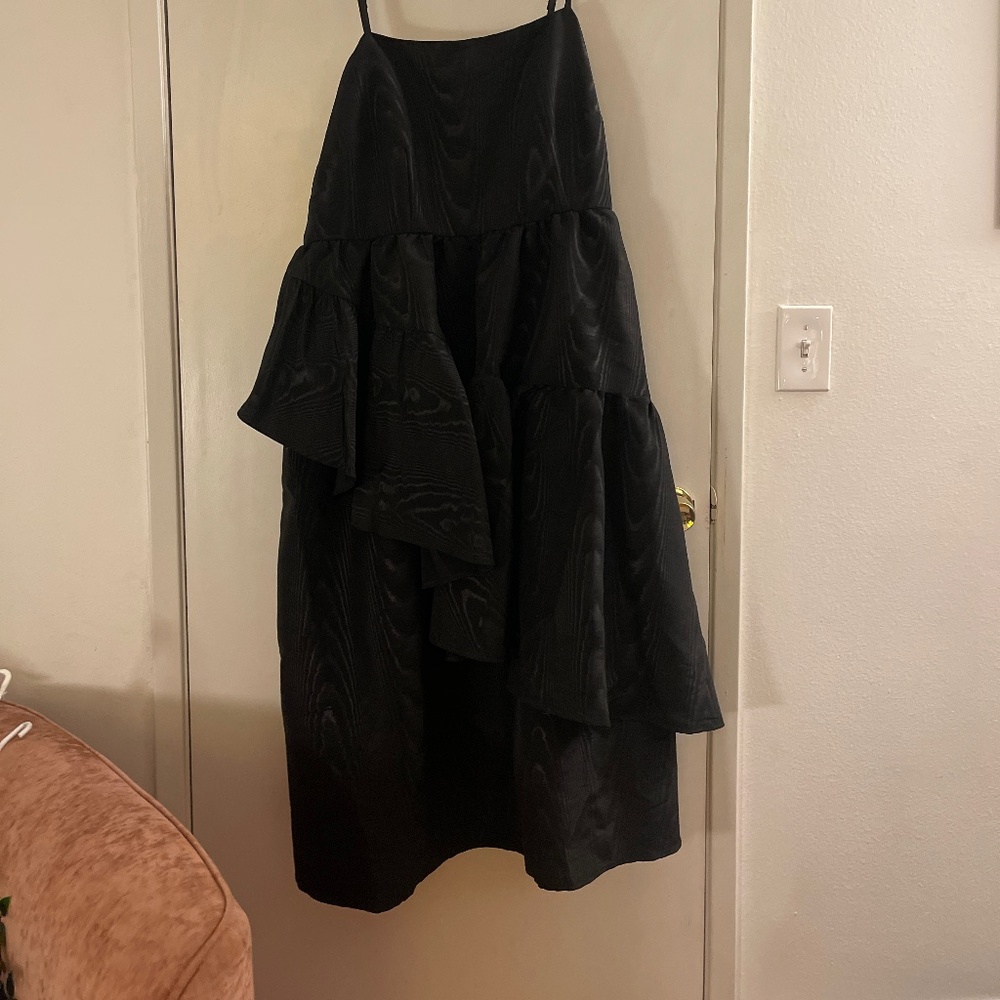 NWT Kate Spade x Target dress Black thin strap Asymmetrical Cocktail Dress 1x